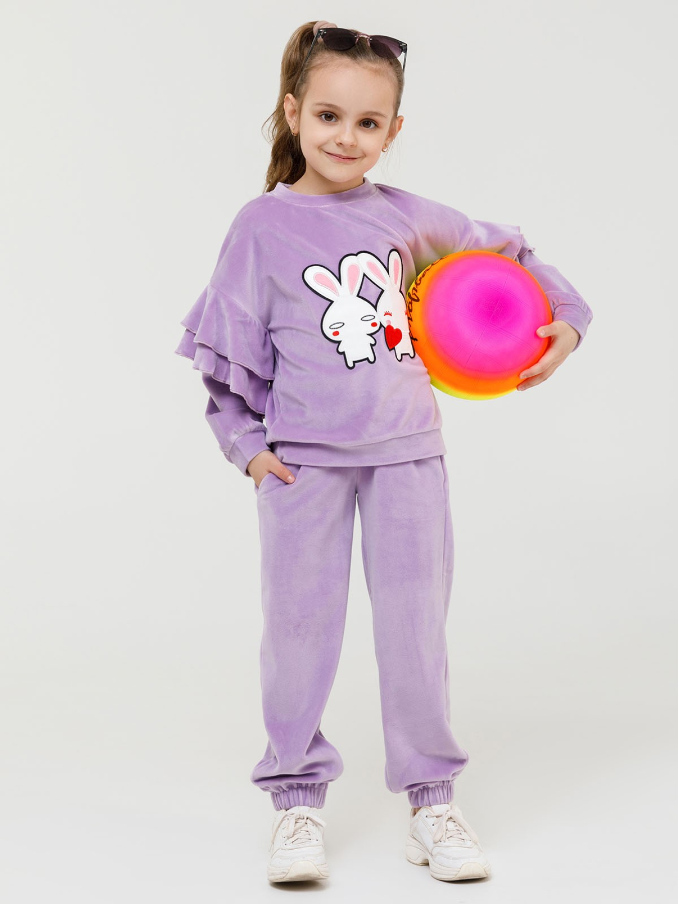 Костюмы ISSA Plus модель CD-401_lilac Фото