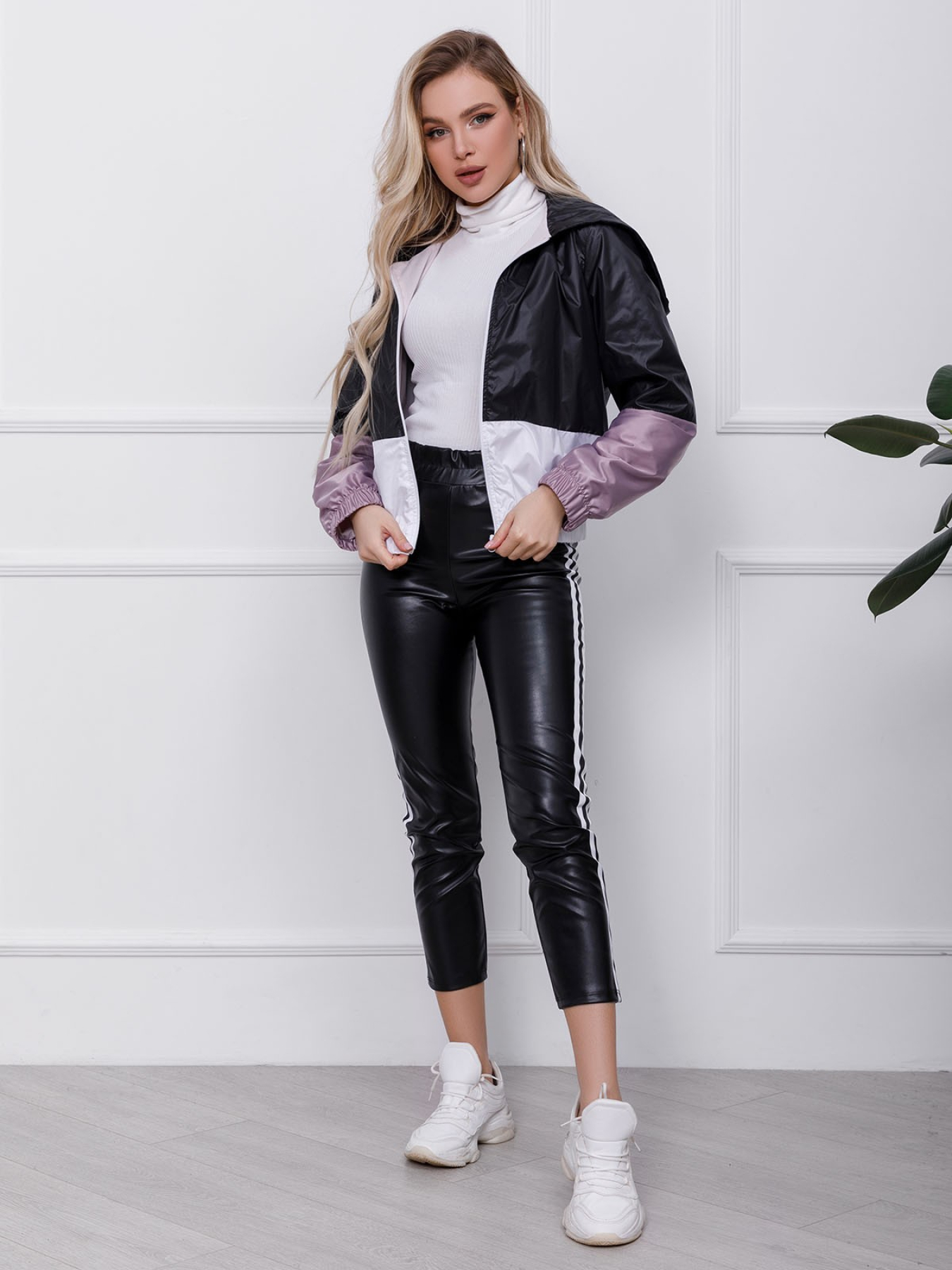 Куртки и дубленки ISSA Plus модель SA-123_blackpink Фото
