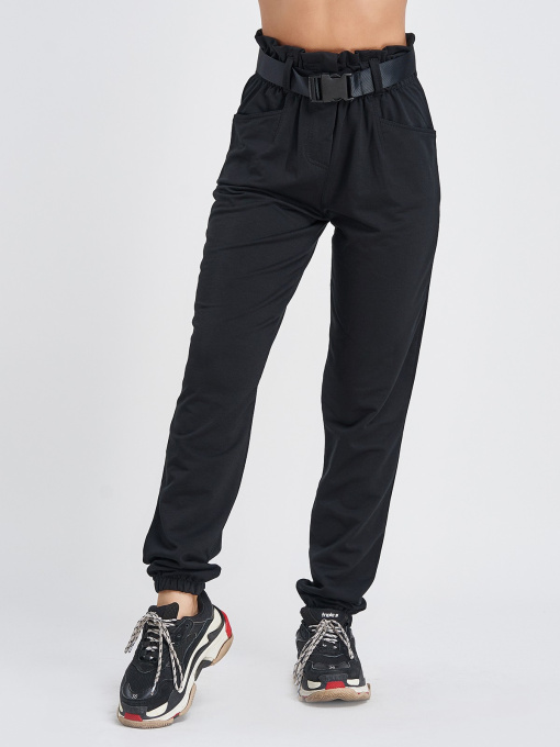 Штани ISSA Plus модель 9978_black Фото