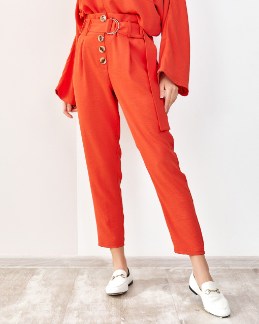 Штани ISSA Plus модель SA-178_terracotta Фото