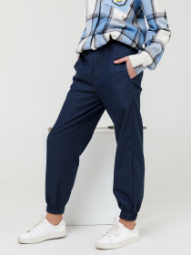Штани ISSA Plus модель CD-415_blue Фото