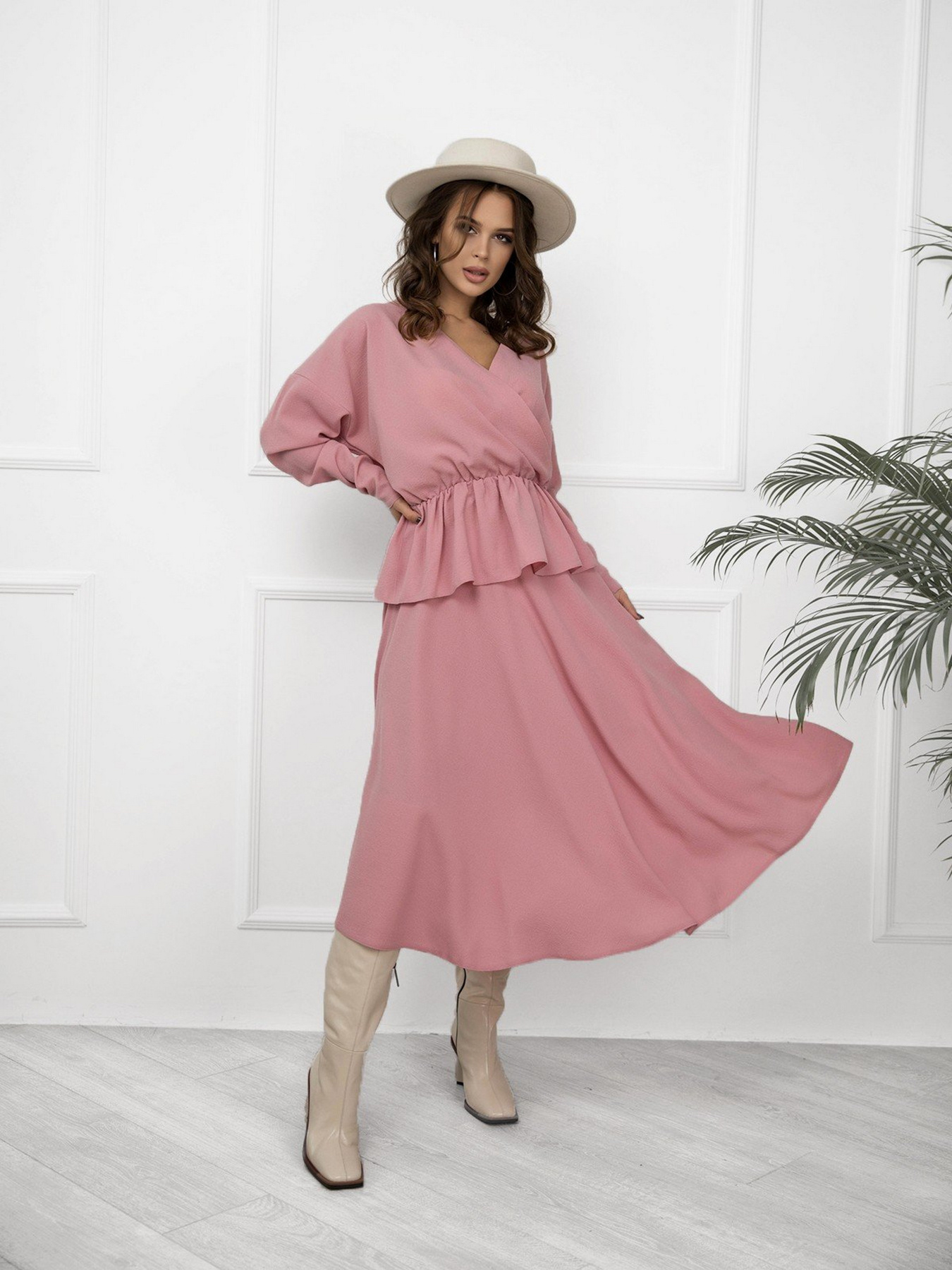 Костюмы ISSA Plus модель 12280_pink Фото