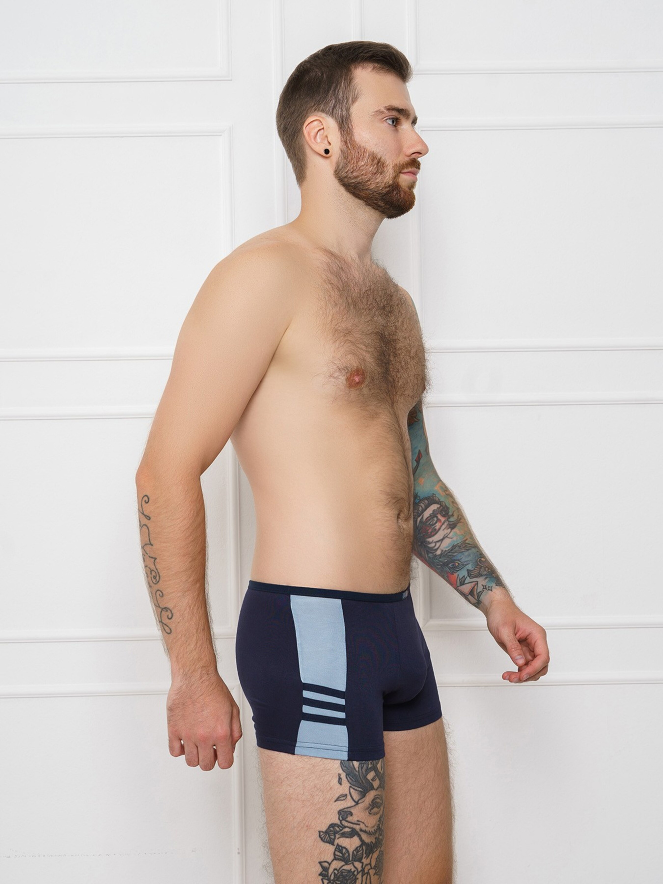 Нижнее белье ISSA Plus модель GN5-106__darkblue Фото
