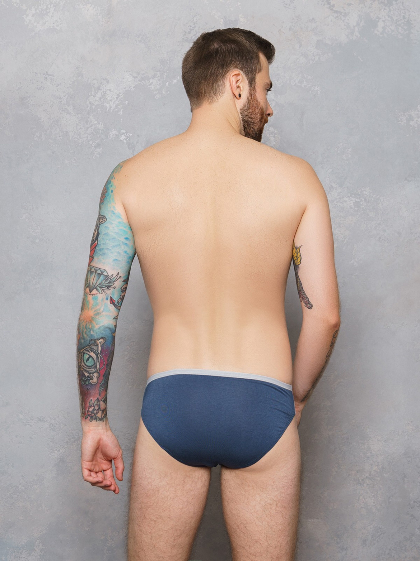 Нижнее белье ISSA Plus модель GN5-139__blue Фото