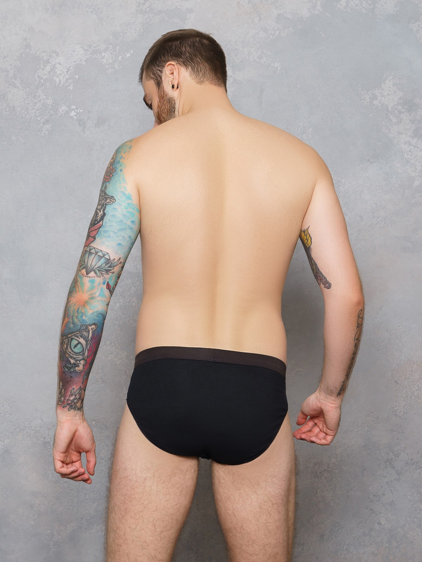 Нижня білизна ISSA Plus модель GN5-124_.black Фото