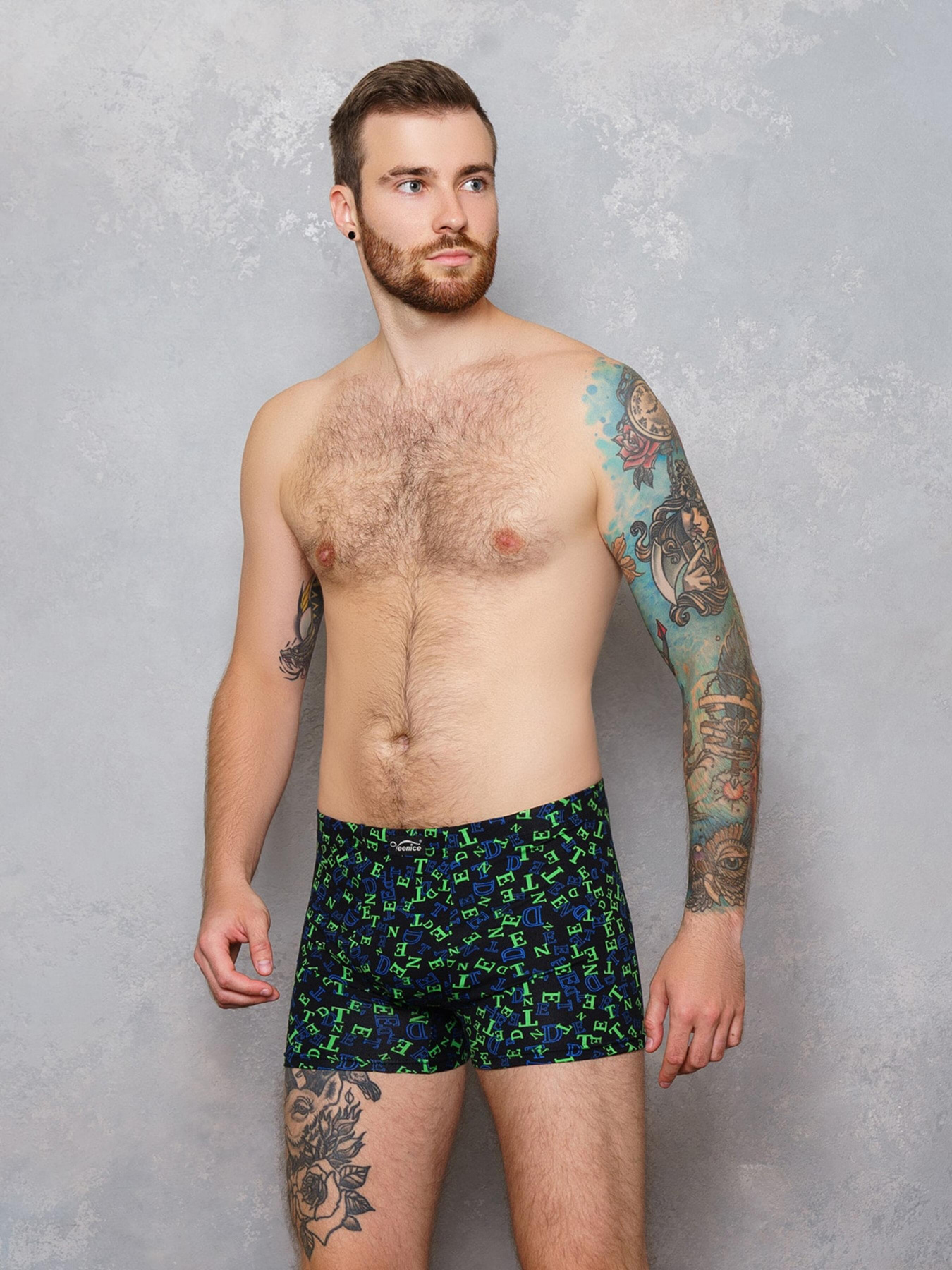 Нижня білизна ISSA Plus модель GN5-127_.blackgreen Фото