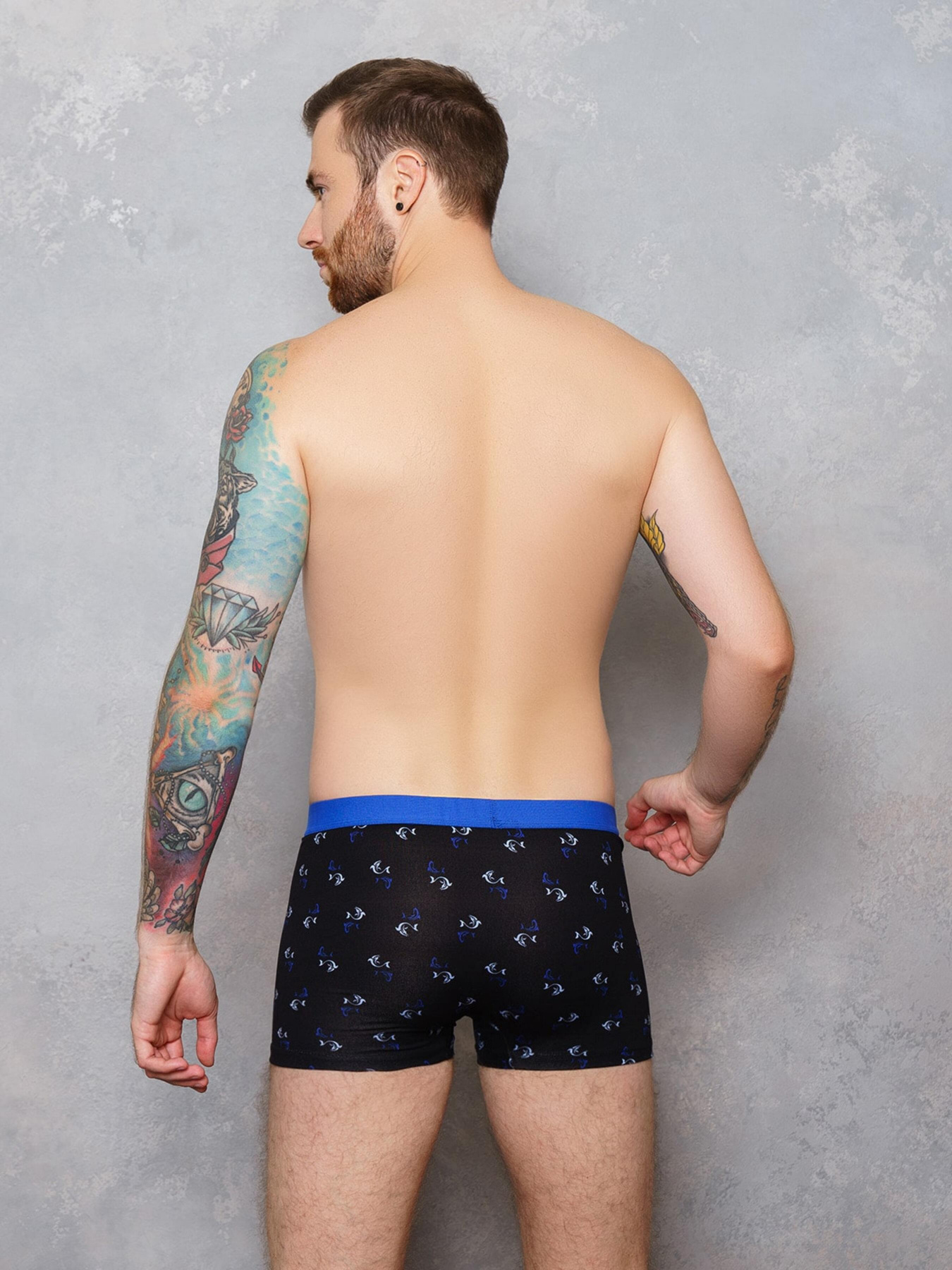 Нижня білизна ISSA Plus модель GN5-132_.blackblue Фото