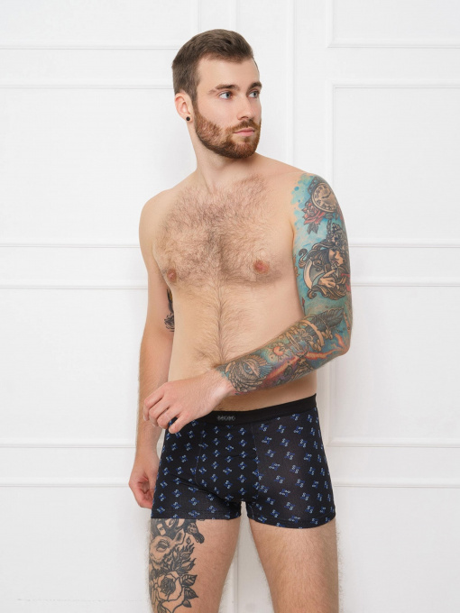 Нижнее белье ISSA Plus модель GN5-136_.blackblue Фото
