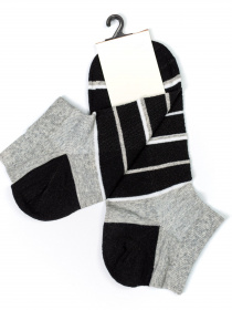 Шкарпетки та гольфи ISSA Plus модель GNS-78_.blackgrey Фото
