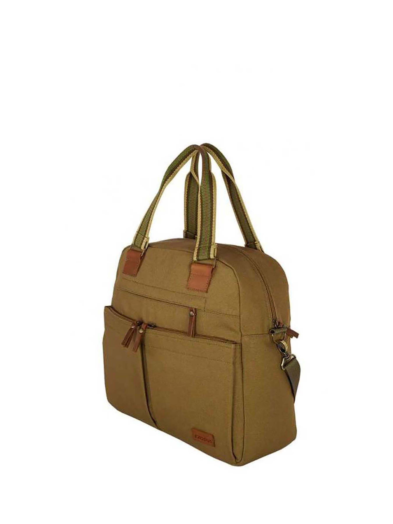 Дорожные сумки и чемоданы Exodus модель 875LeatherCanvasBrown Фото