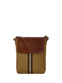 Сумки Exodus модель 898LeatherCanvasBrown Фото