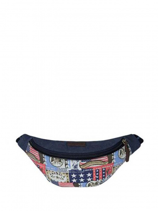 Сумки Exodus модель 991LeatherCanvasBlue Фото