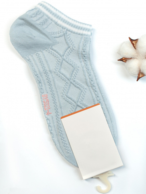 Носки и гольфы ISSA Plus модель NS-127_lightblue Фото