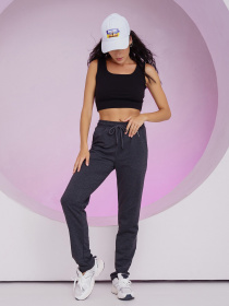 Штани ISSA Plus модель 11503_darkgray Фото