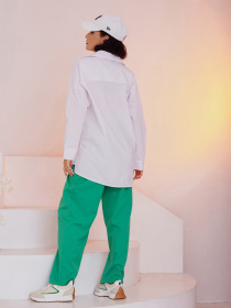 Костюмы ISSA Plus модель 13480_greenwhite Фото