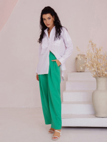 Костюмы ISSA Plus модель 13480_greenwhite Фото
