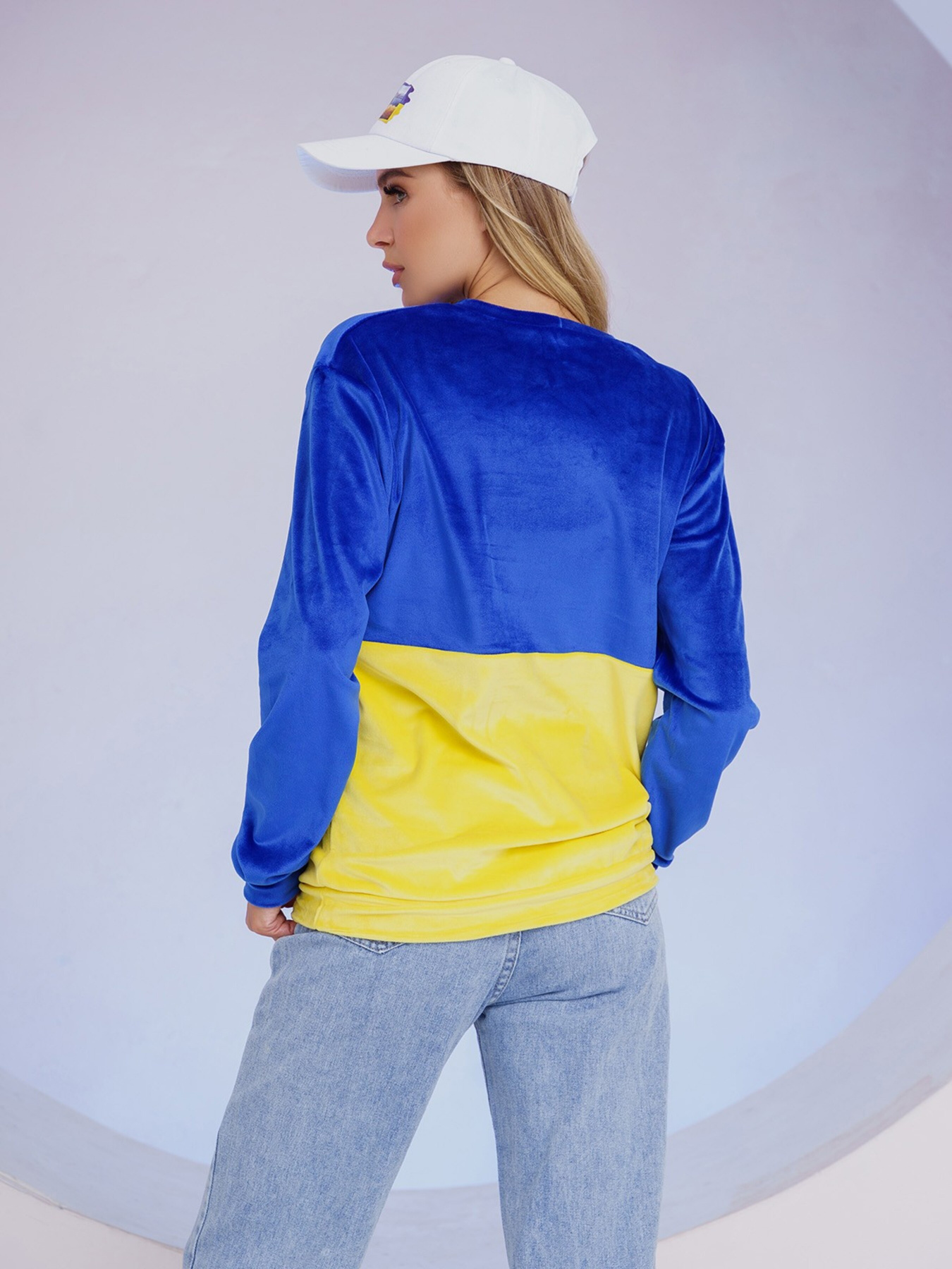 Худи и свитшоты ISSA Plus модель 13488_yellowblue Фото