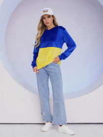 Худи и свитшоты ISSA Plus модель 13488_yellowblue Фото