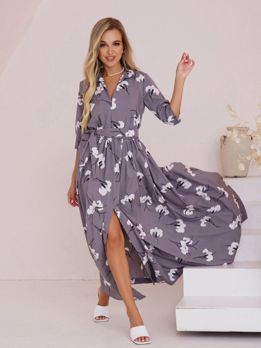 Сукні ISSA Plus модель 13511_grey Фото