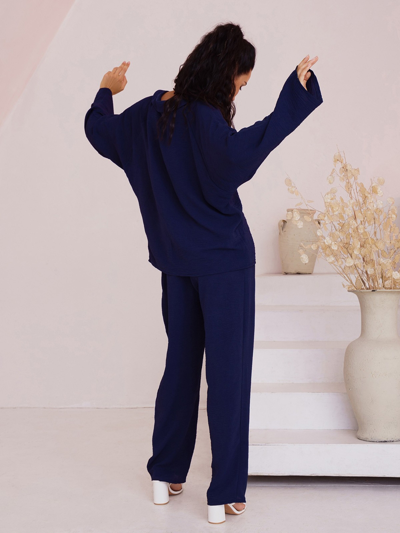 Костюмы ISSA Plus модель 13519_darkblue Фото