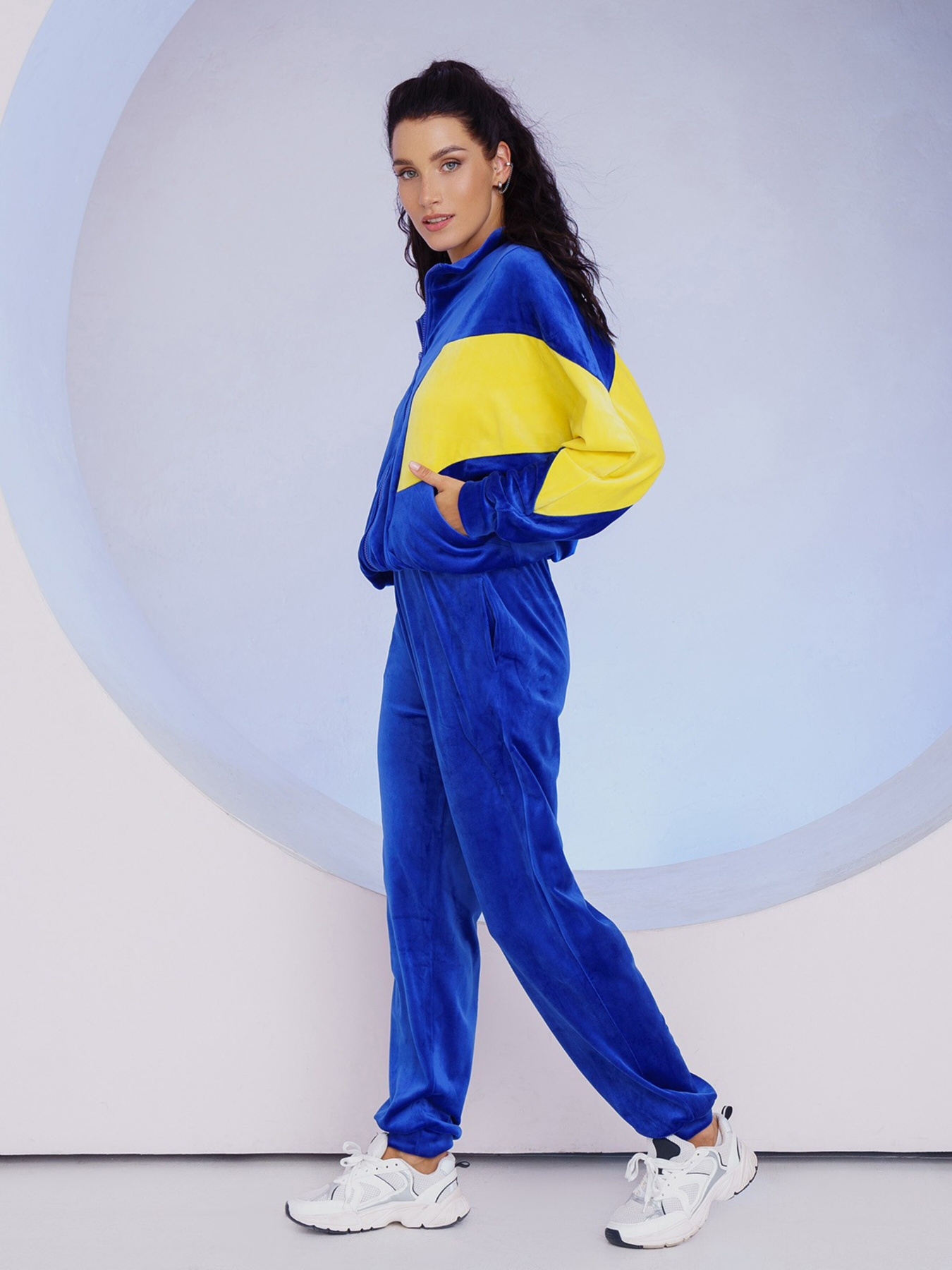 Костюмы ISSA Plus модель 13522_blue Фото