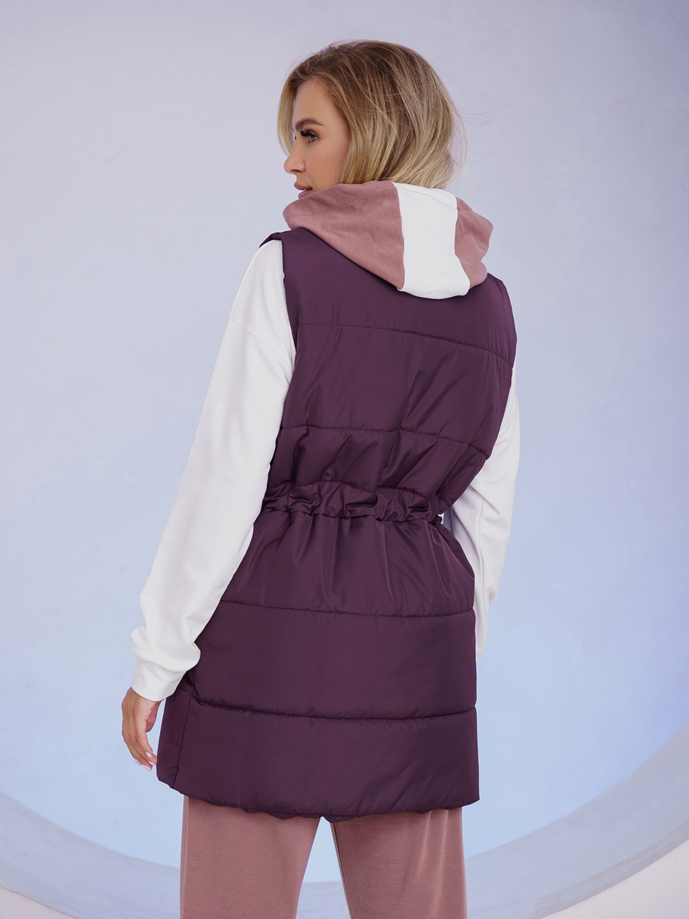 Куртки и дубленки ISSA Plus модель SA-337_violet Фото
