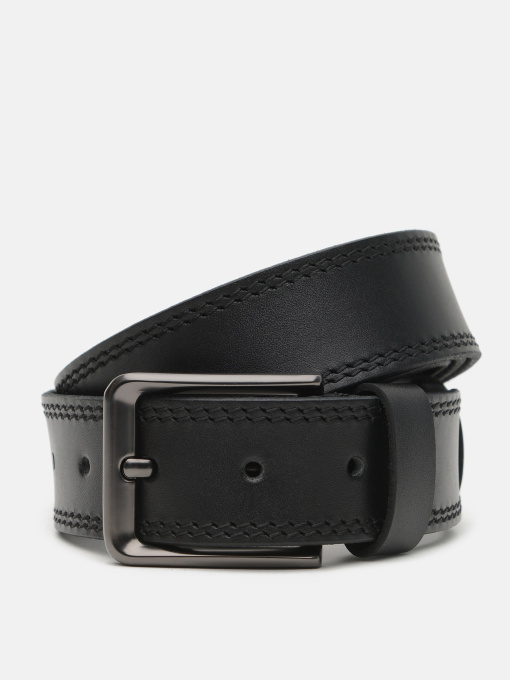 Ремені Borsa Leather модель V1GX08-black Фото