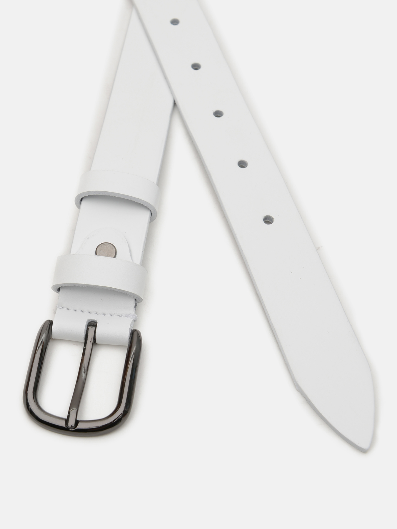 Ремені Borsa Leather модель V1100GX27-white Фото