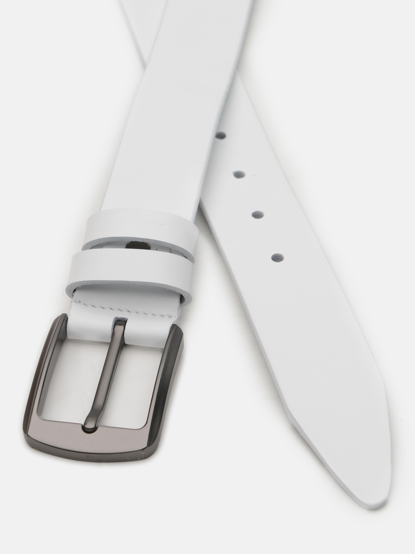 Ремені Borsa Leather модель V1125GX37-white Фото