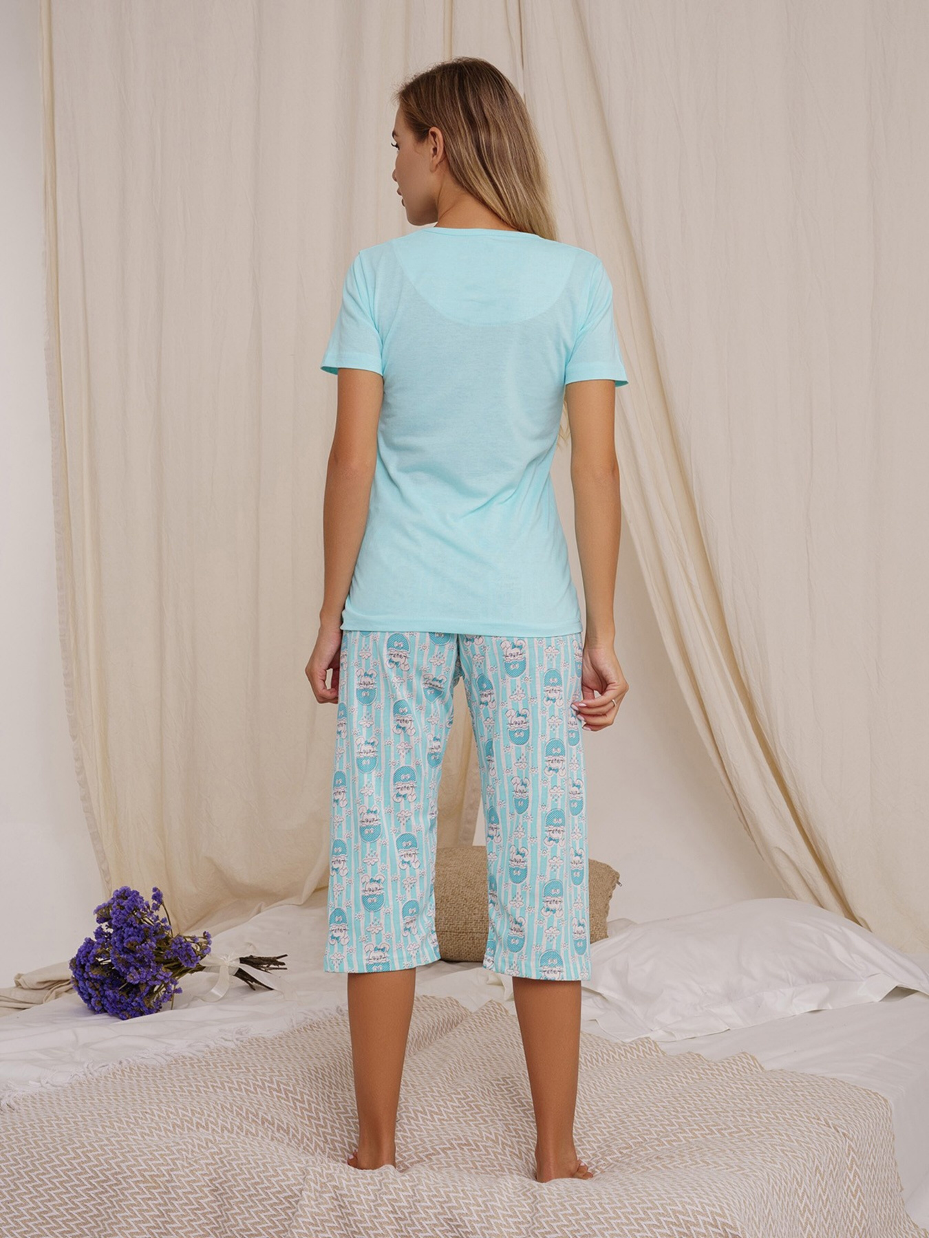 Одежда для дома и сна ISSA Plus модель WN21-17_lightblue Фото