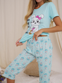 Одежда для дома и сна ISSA Plus модель WN21-17_lightblue Фото