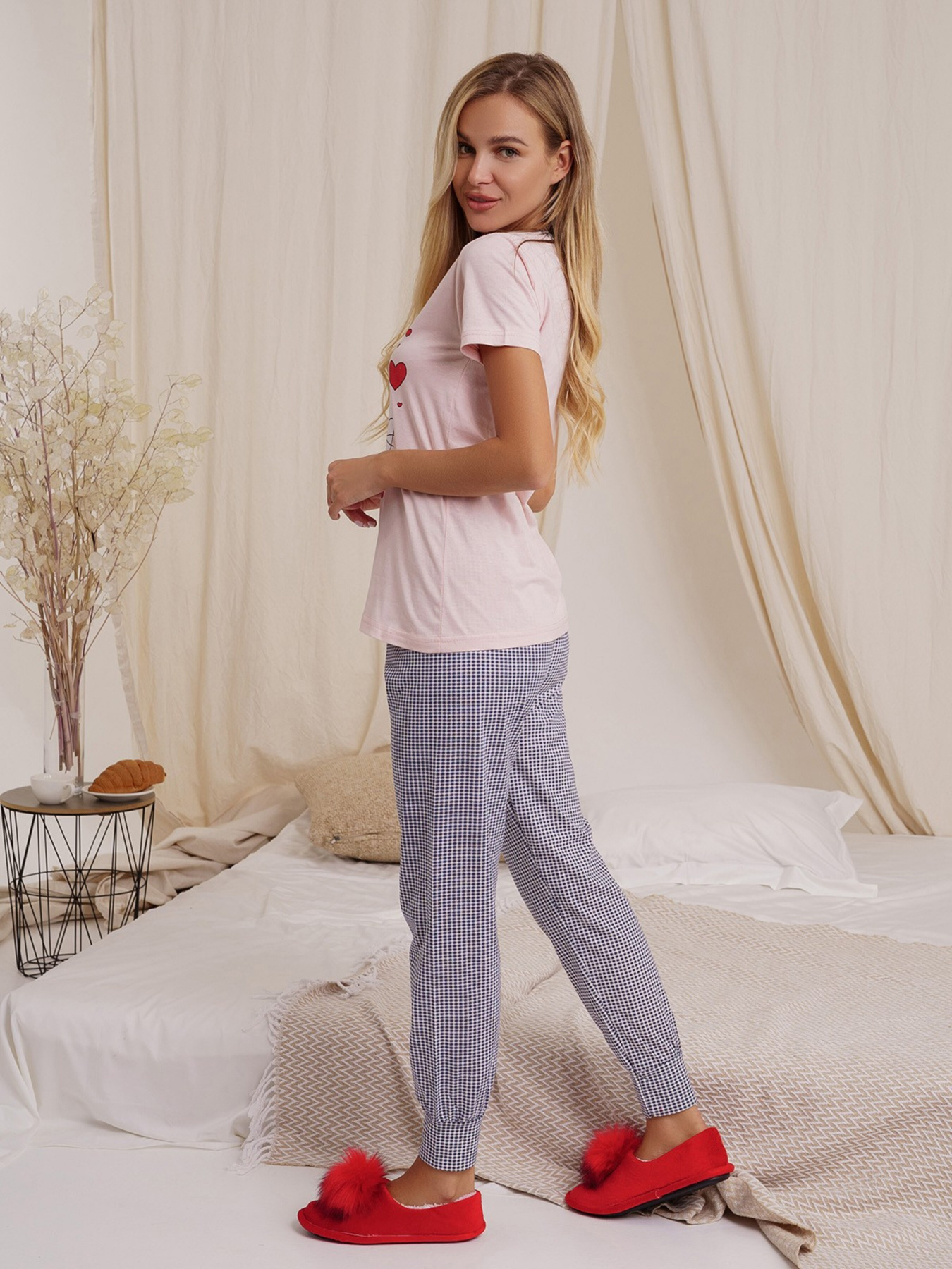 Одяг для дому та сну ISSA Plus модель WN21-19_pink Фото