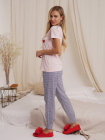 Одяг для дому та сну ISSA Plus модель WN21-19_pink Фото