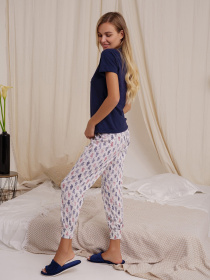 Одяг для дому та сну ISSA Plus модель WN21-21_blue Фото