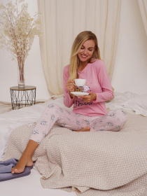Одяг для дому та сну ISSA Plus модель WN21-22_pink Фото