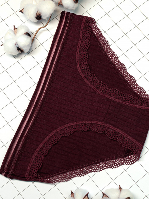 Нижня білизна ISSA Plus модель BL2-519_burgundy Фото