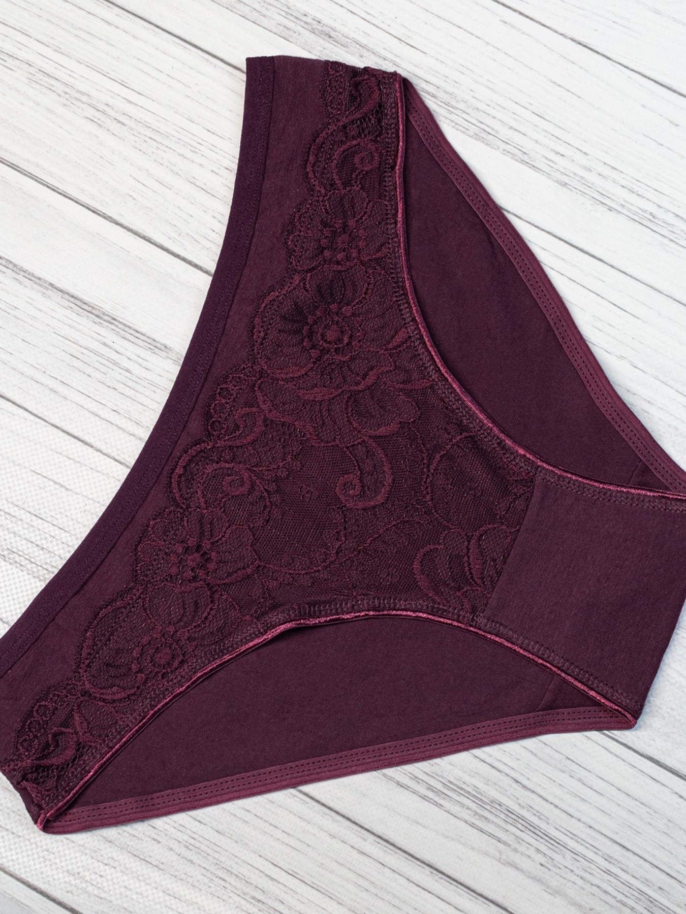 Нижня білизна ISSA Plus модель BL2-528_burgundy Фото
