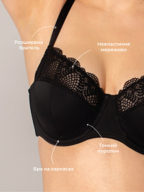 Нижнее белье Brabrabra модель SLZ23101055_black Фото