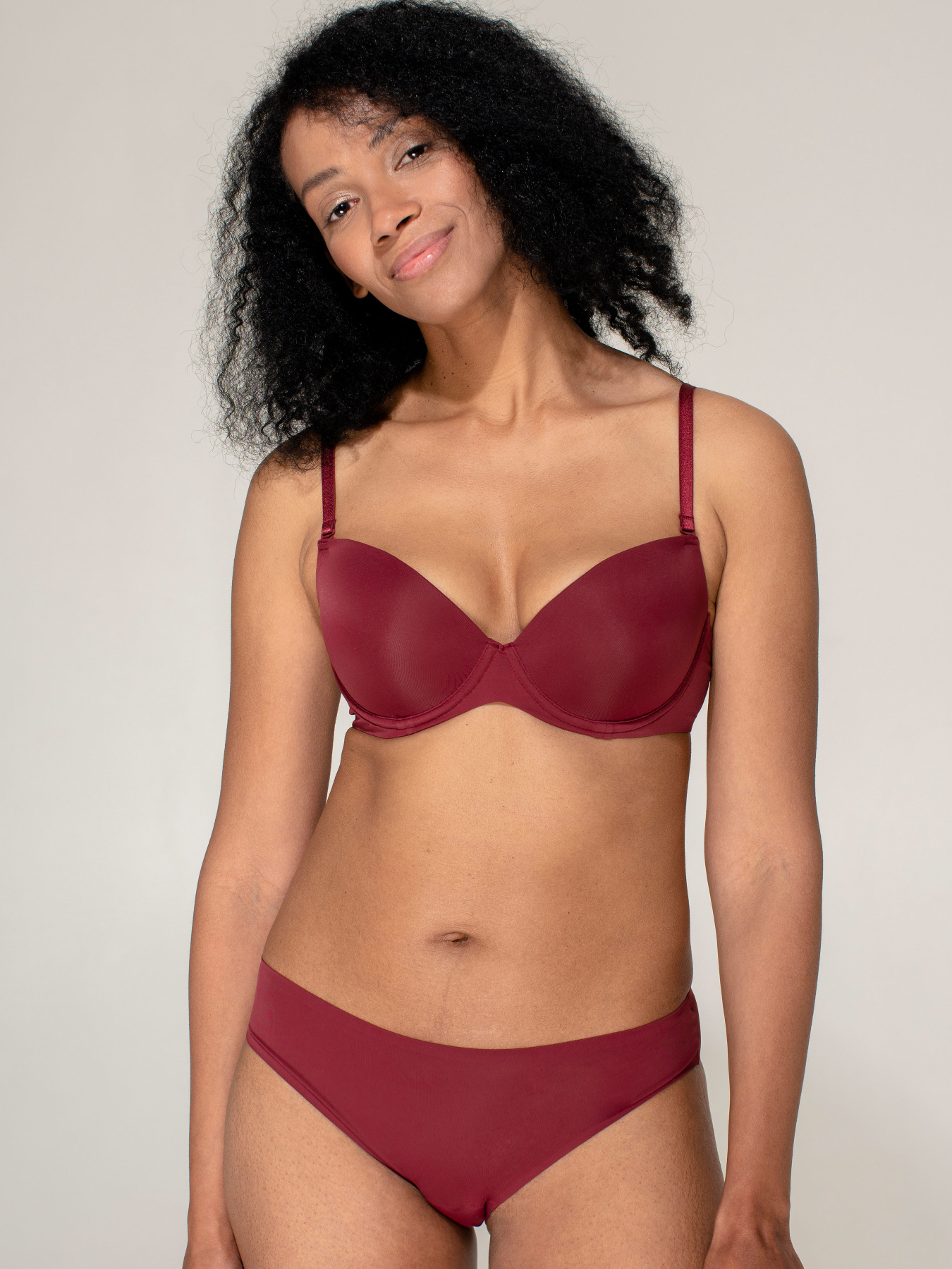 Нижнее белье Brabrabra модель SLZ19801076_burgundy Фото
