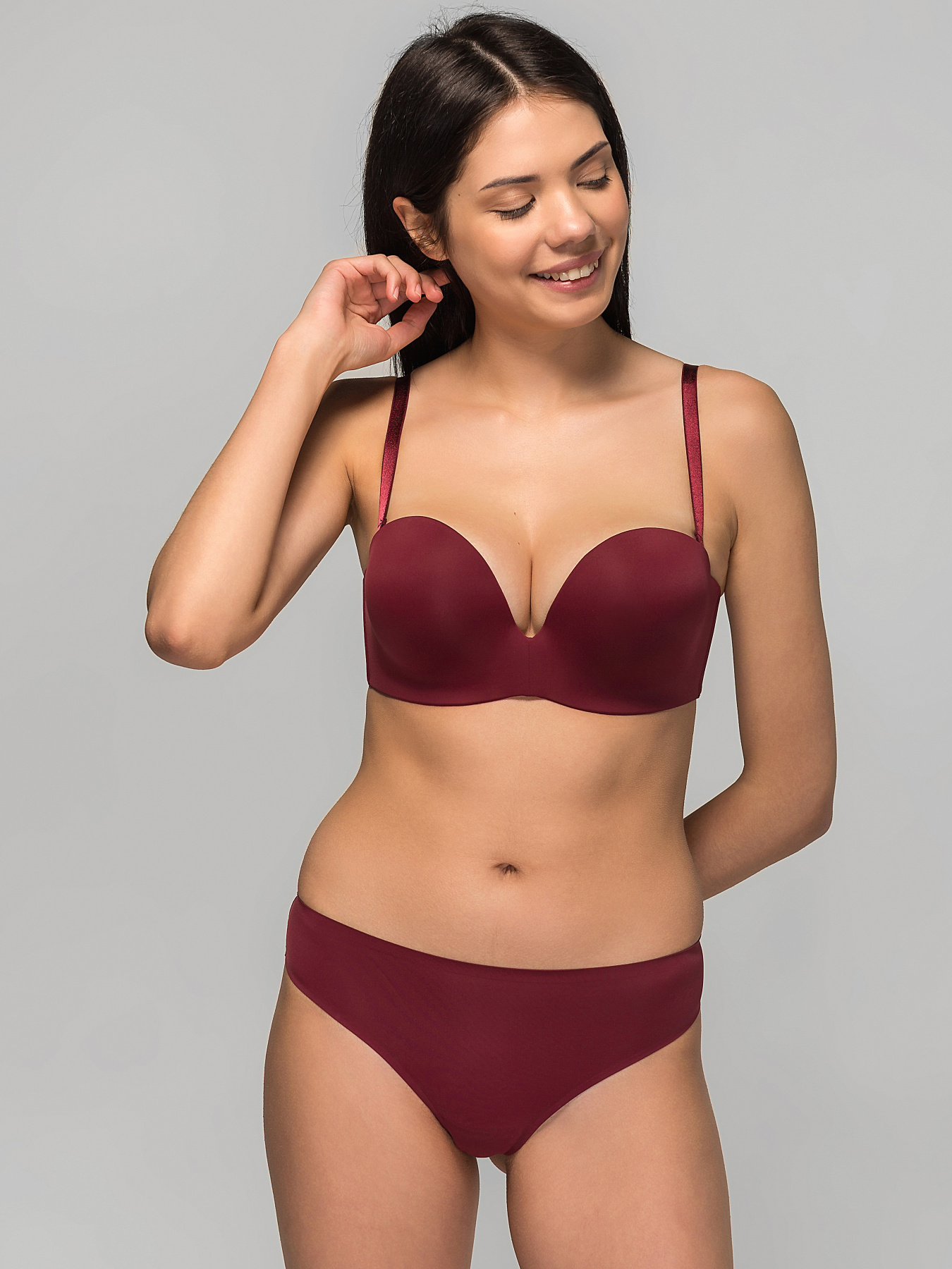 Нижнее белье Brabrabra модель SLZ19802101_burgundy Фото