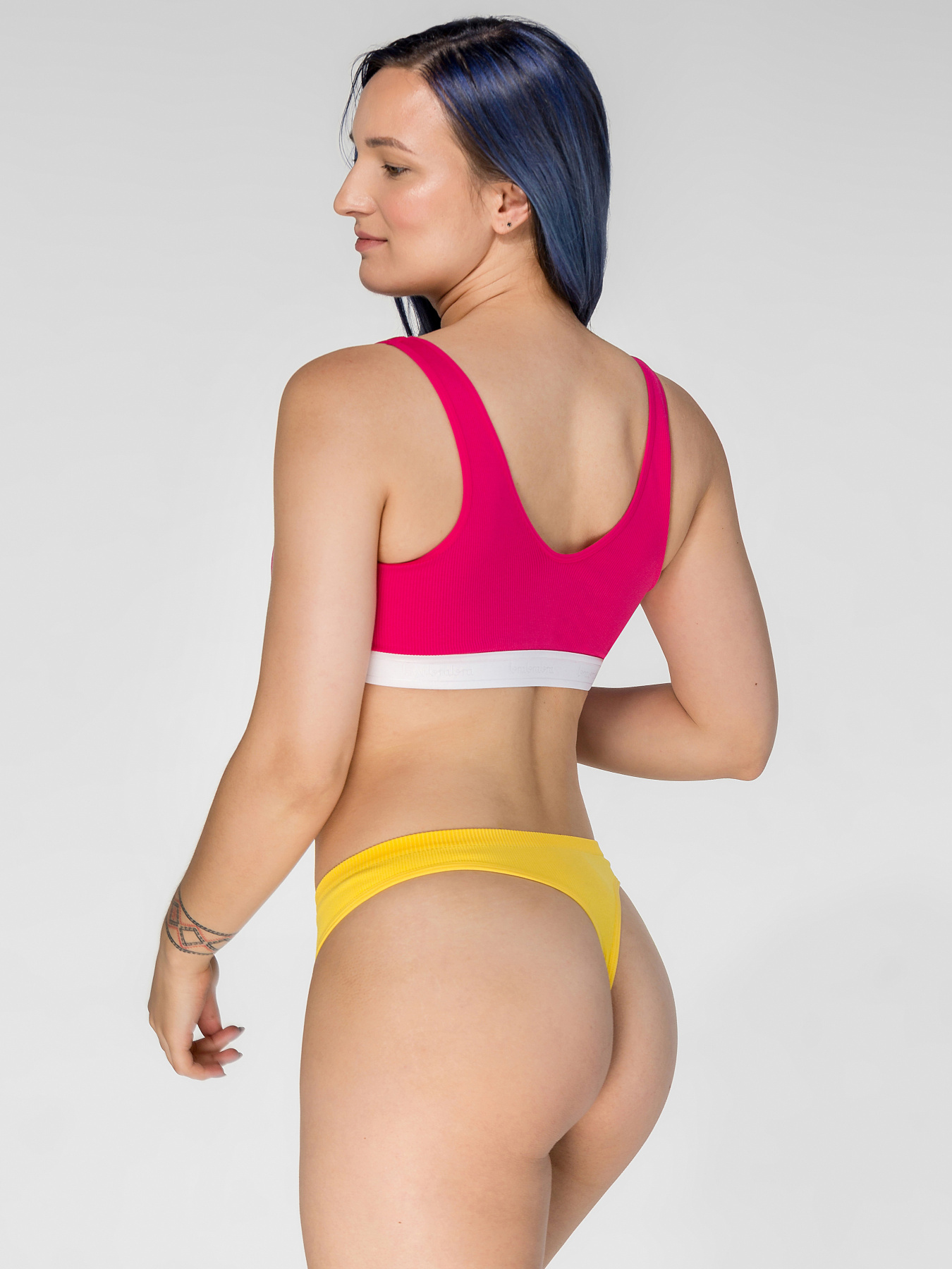 Нижнее белье Brabrabra модель SLZ23902002_yellow-fuchsia-purple Фото