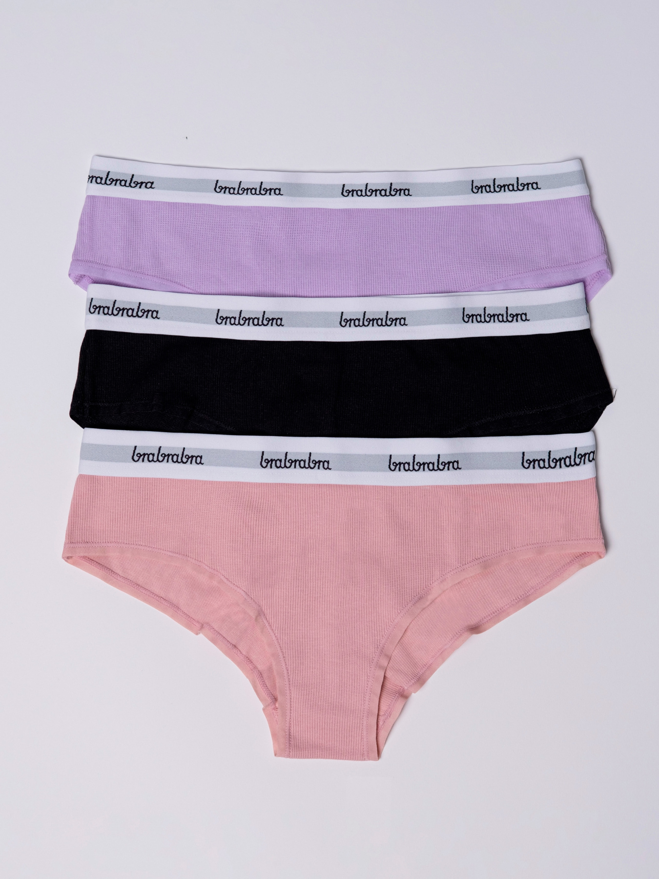 Нижнее белье Brabrabra модель SLZ24402003-3_black-purple-light-pink Фото