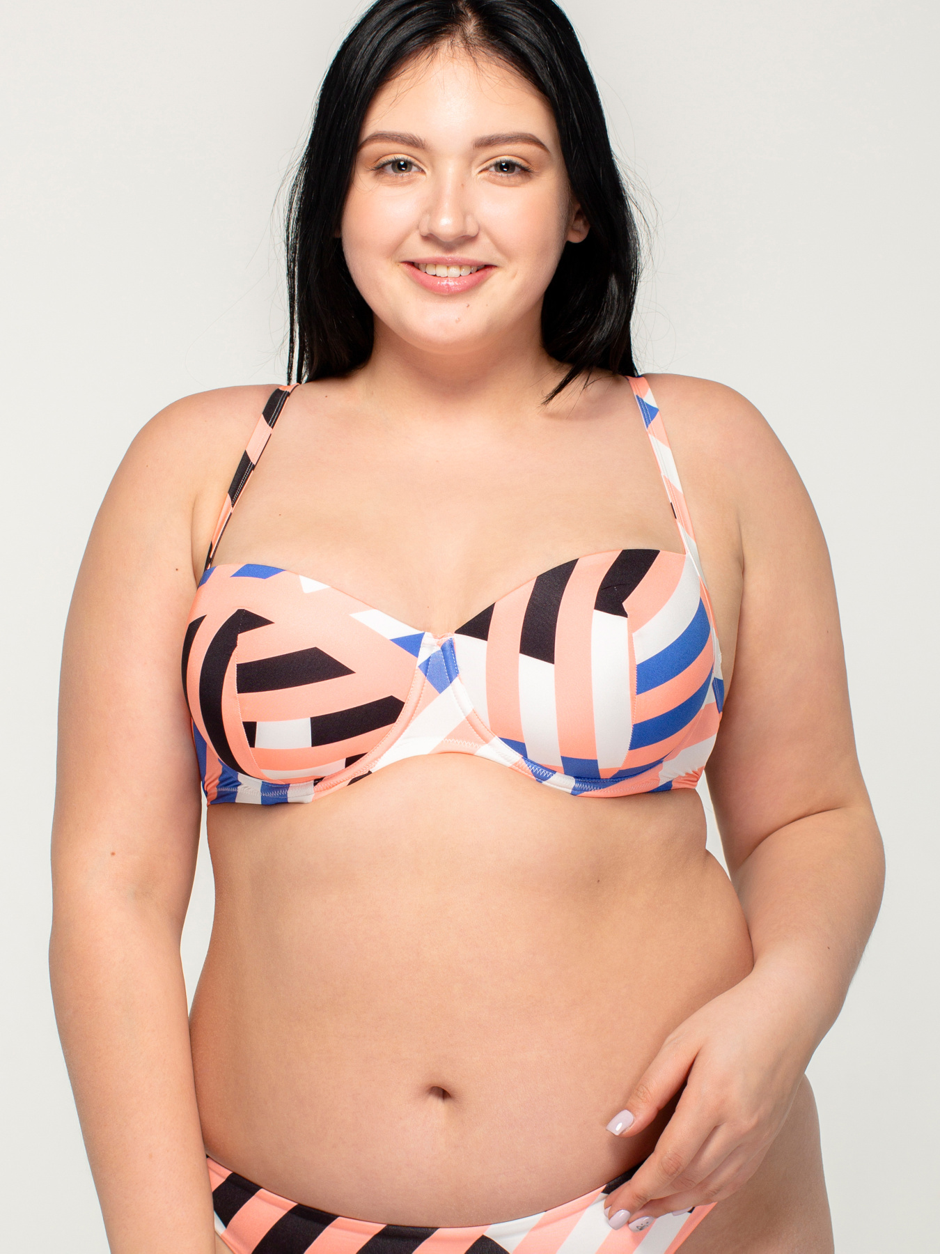 Одежда для пляжа Brabrabra модель SO205033_print-peach Фото