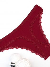 Нижнее белье ISSA Plus модель BL2-488_burgundy Фото
