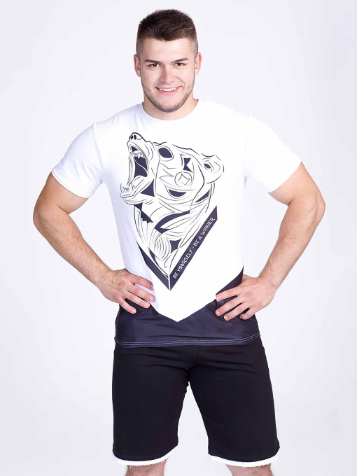 Футболки і поло Berserk Sport модель BearSpiritWhiteTSHRT Фото