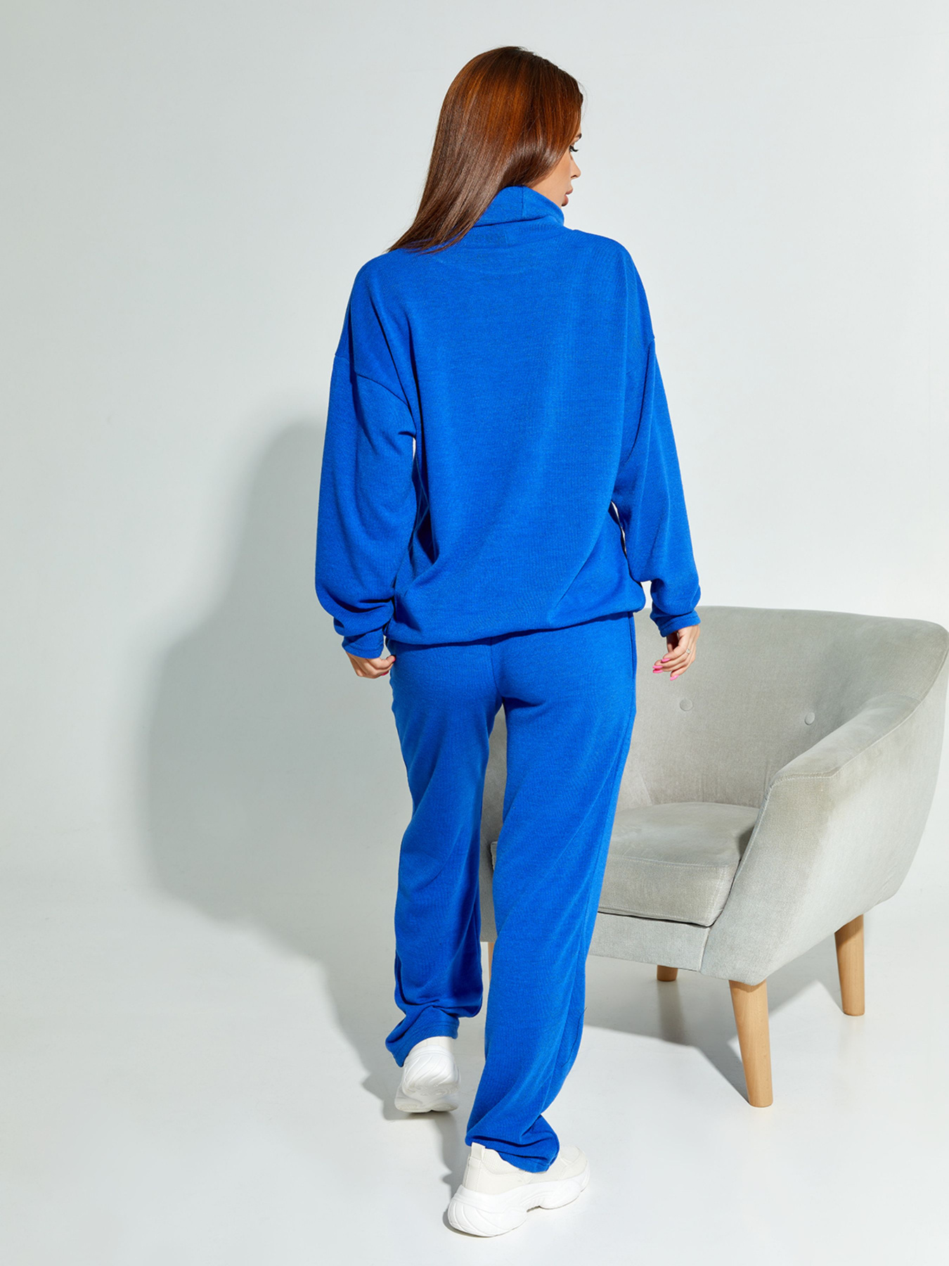 Костюмы ISSA Plus модель 12109_siniy Фото