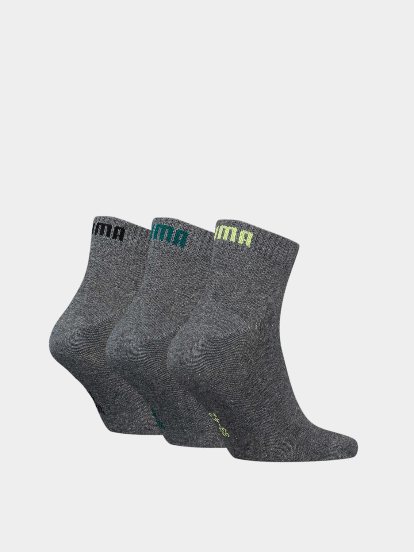 Носки и гольфы PUMA Unisex Quarter Plain 3p модель 906978 Фото