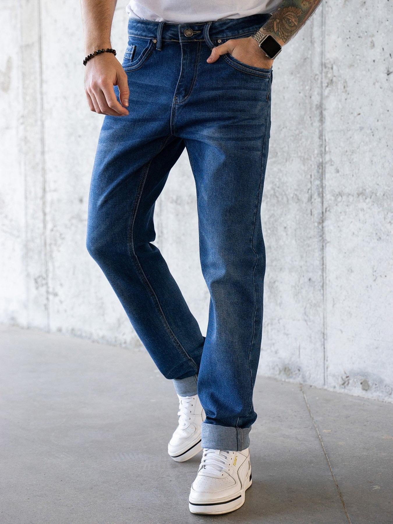 Джинси ISSA Plus модель GN4-45_blue Фото