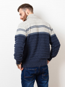 Свитры и кардиганы ISSA Plus модель GN4-53_greyblue Фото