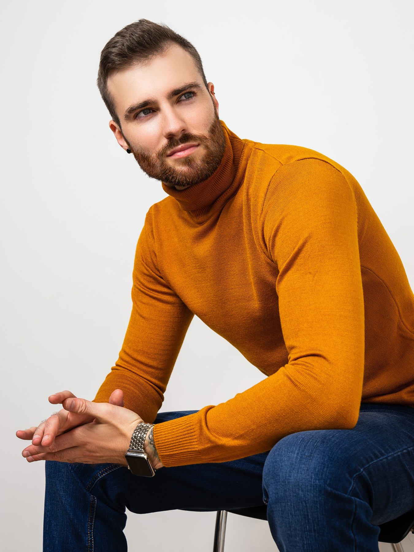 Светри та кардигани ISSA Plus модель GN4-57_mustard Фото